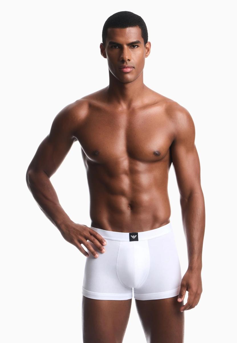 Emporio Armani 3-Pack Trunk Trunks Uomo (Pacco da 3)-Assortiti