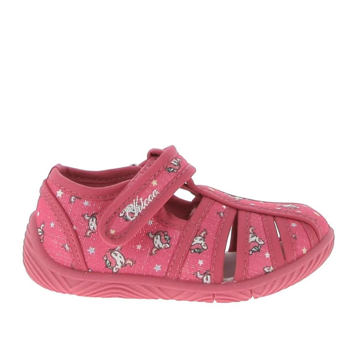 Chicco, Pantofole Bambino, Ciabatte Asilo e Casa, con Comoda Chiusura a Strappo, Designed in Italy-Fuxia