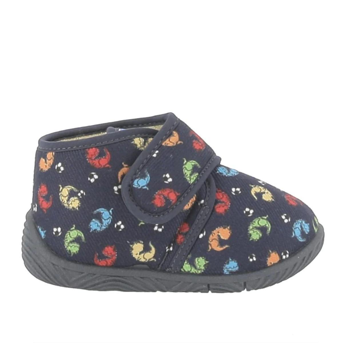 Chicco, Pantofole Bambina, Ciabatte Asilo e Casa Flessibili, Leggere e Traspiranti, con Comoda Chiusura a Strappo, Designed in Italy-Blu