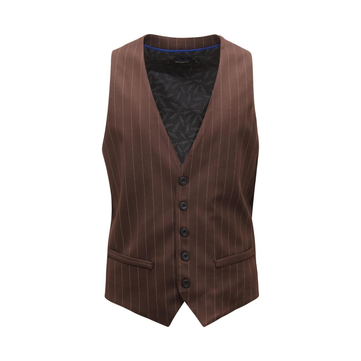 P0435 GILET UOMO IMPERIAL MAN PINSTRIPE WAISTCOAT