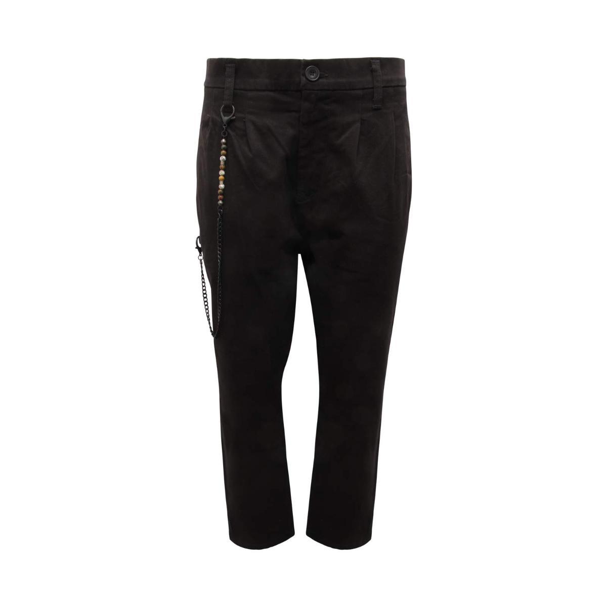 Q1464 PANTALONE UOMO IMPERIAL MAN TROUSERS BLACK