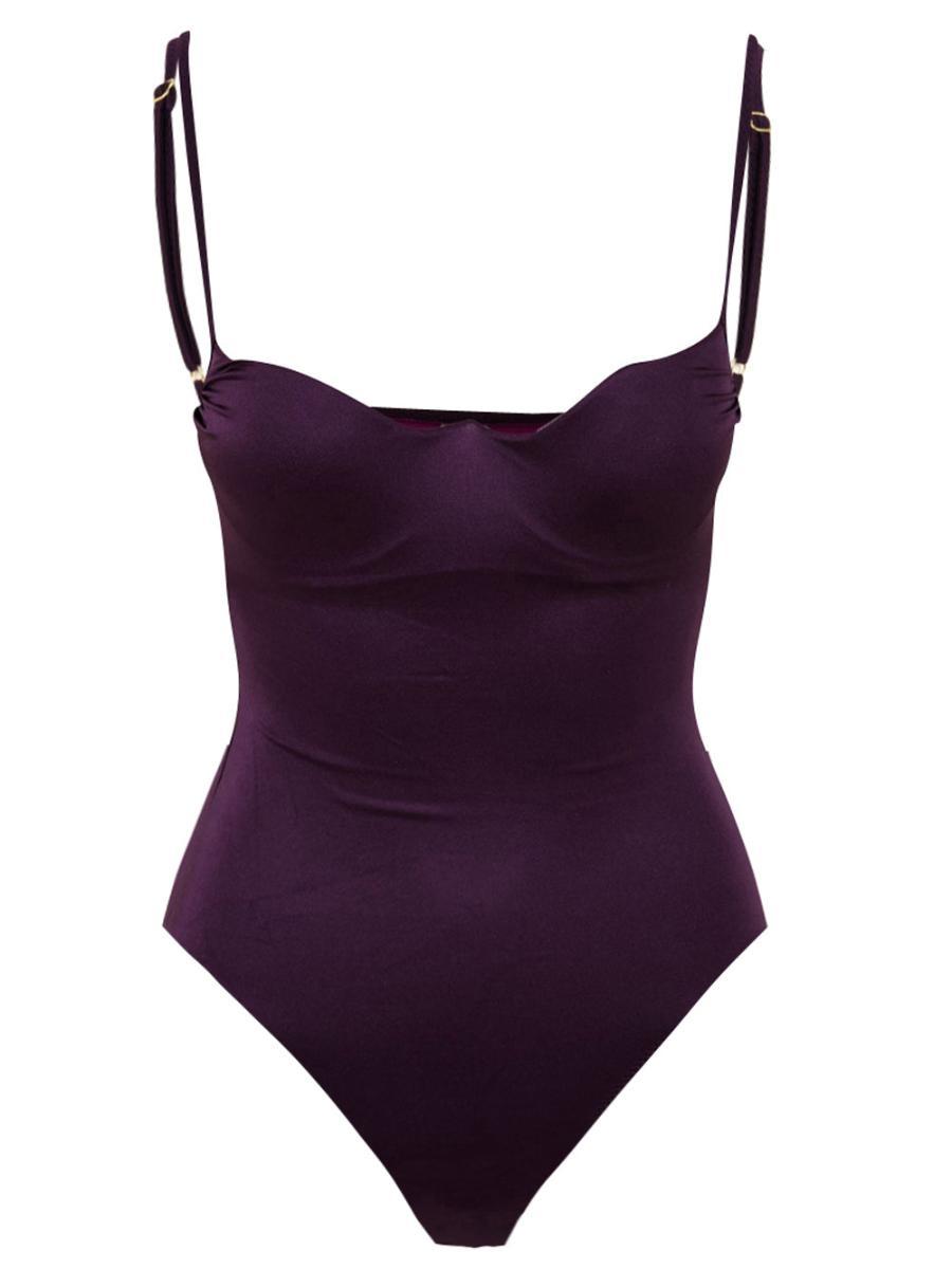 Costume Donna Bea viola intero