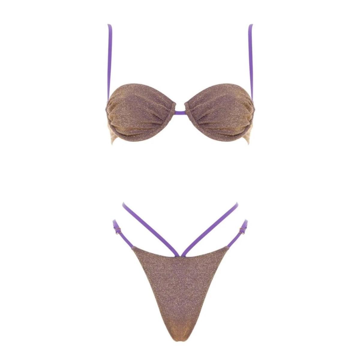 MATINEE - Bikini Marina Lurex - Cb6020-Glicine - Glicine