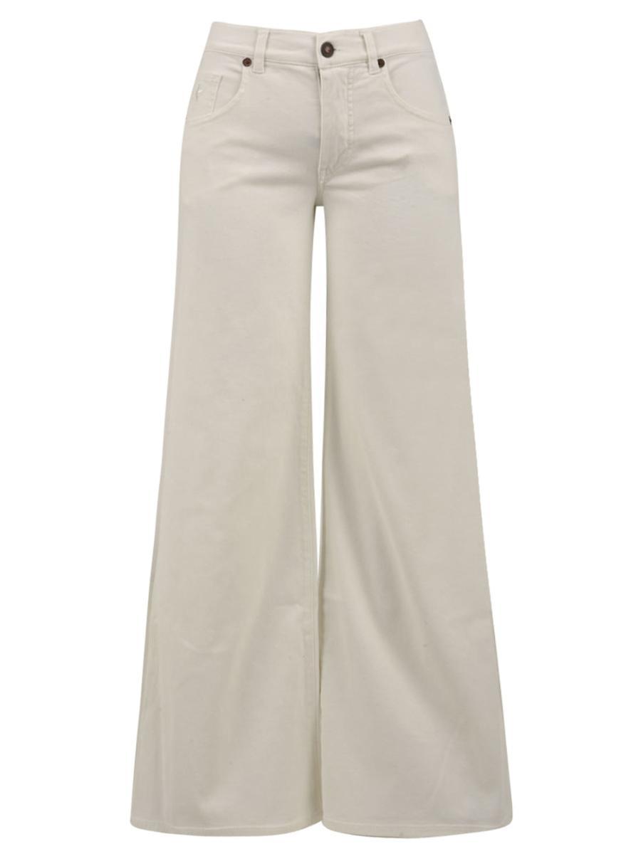 Pantalone EUROPEAN CULTURE Donna 08MU-3821-Bianco