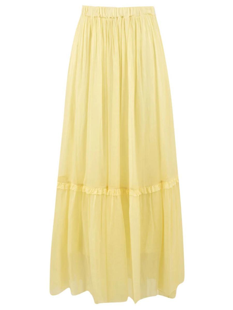 Gonna SOLOTRE Donna - Beige-Beige