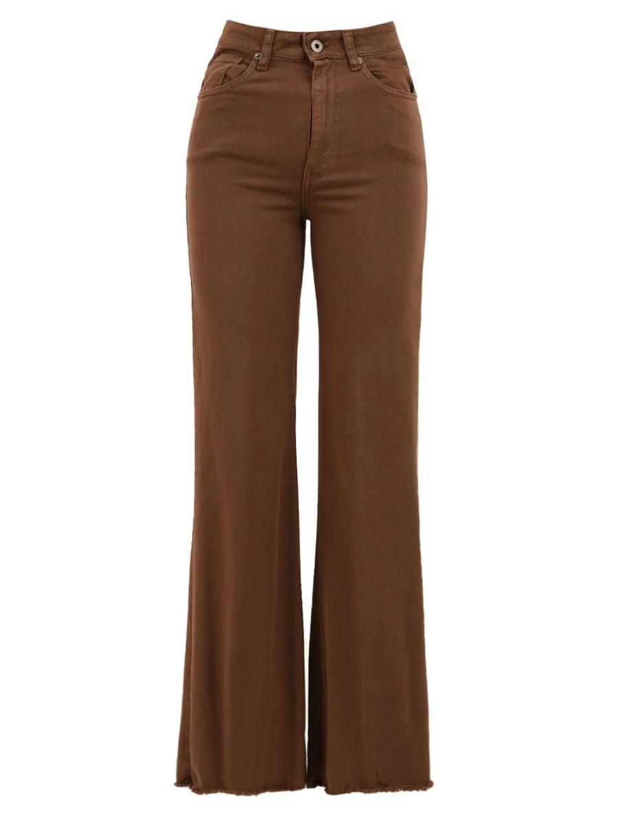 Jeans SOLOTRE Donna - Marrone-Marrone
