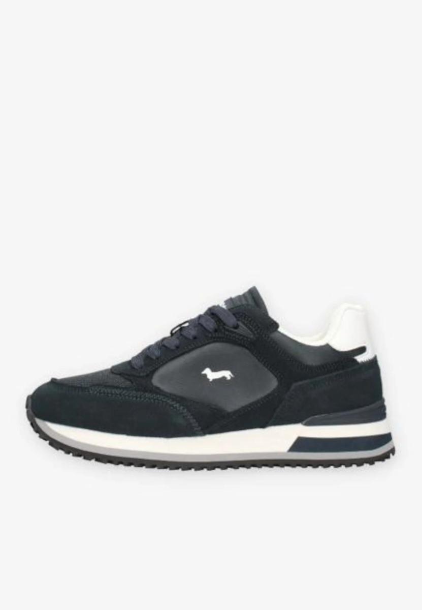 Harmont&Blaine Sneakers Uomo in Pelle e Tessuto con Bassotto EFM261.060.A60.A6 8051971504556-45