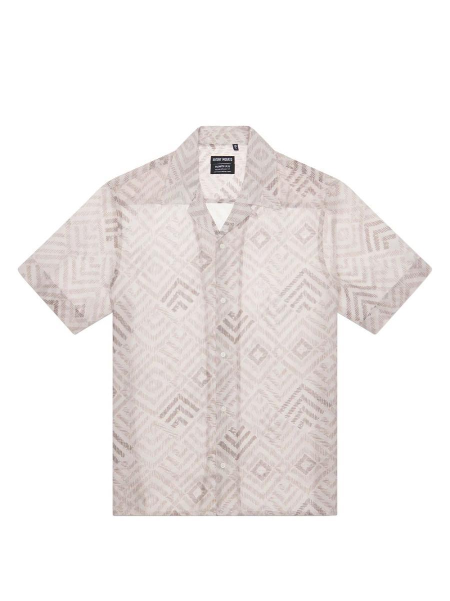 Antony Morato Camicia Casual Uomo Honolulu MMSS00189-FA430658-Sabbia
