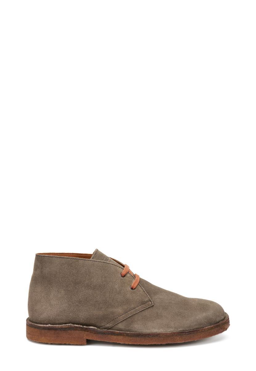 Frau - Desert Boot con Suola in Crèpe-Beige