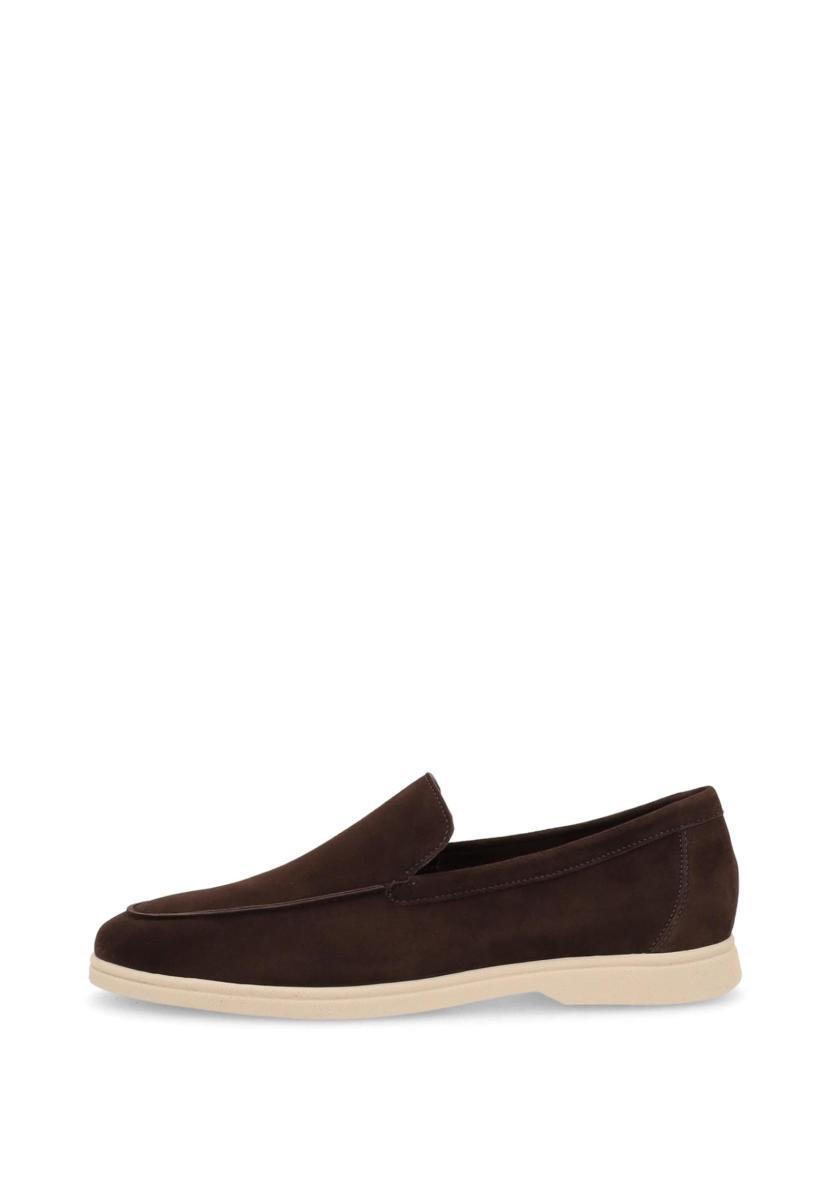 Frau - Slip-on in Pelle Scamosciata-Marrone