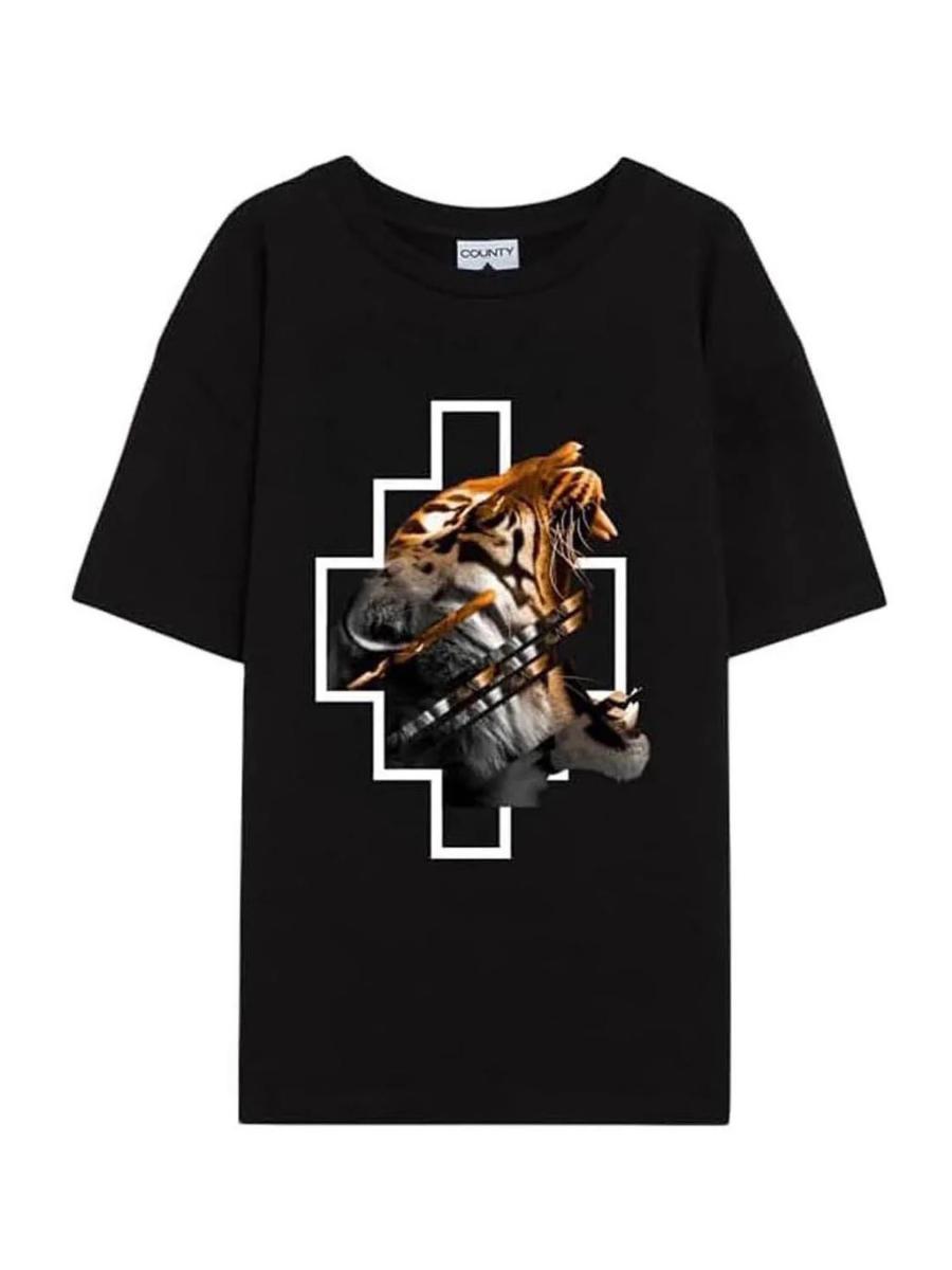 County Of Milan T-Shirt Uomo Art S6CMMATH050-Nero