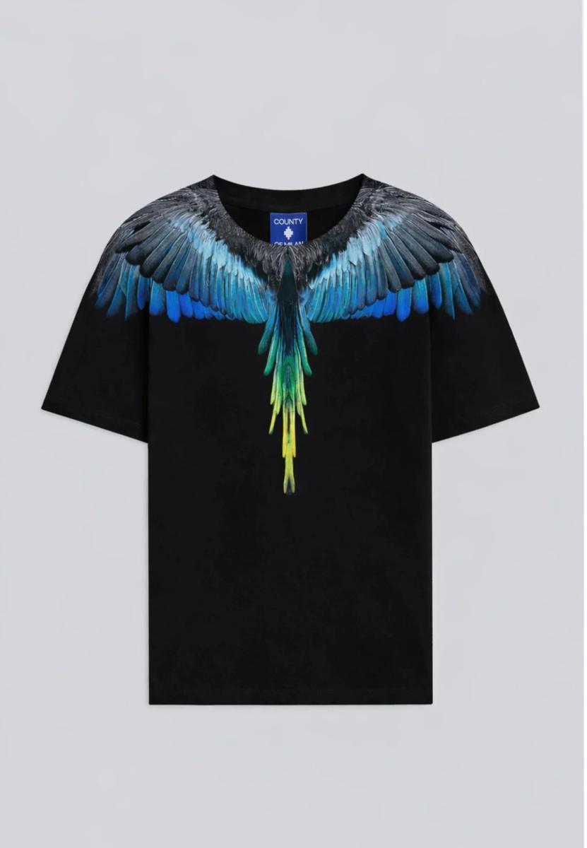 County Of Milan T-Shirt Bimbo Art S6CMJBTH017-Nero