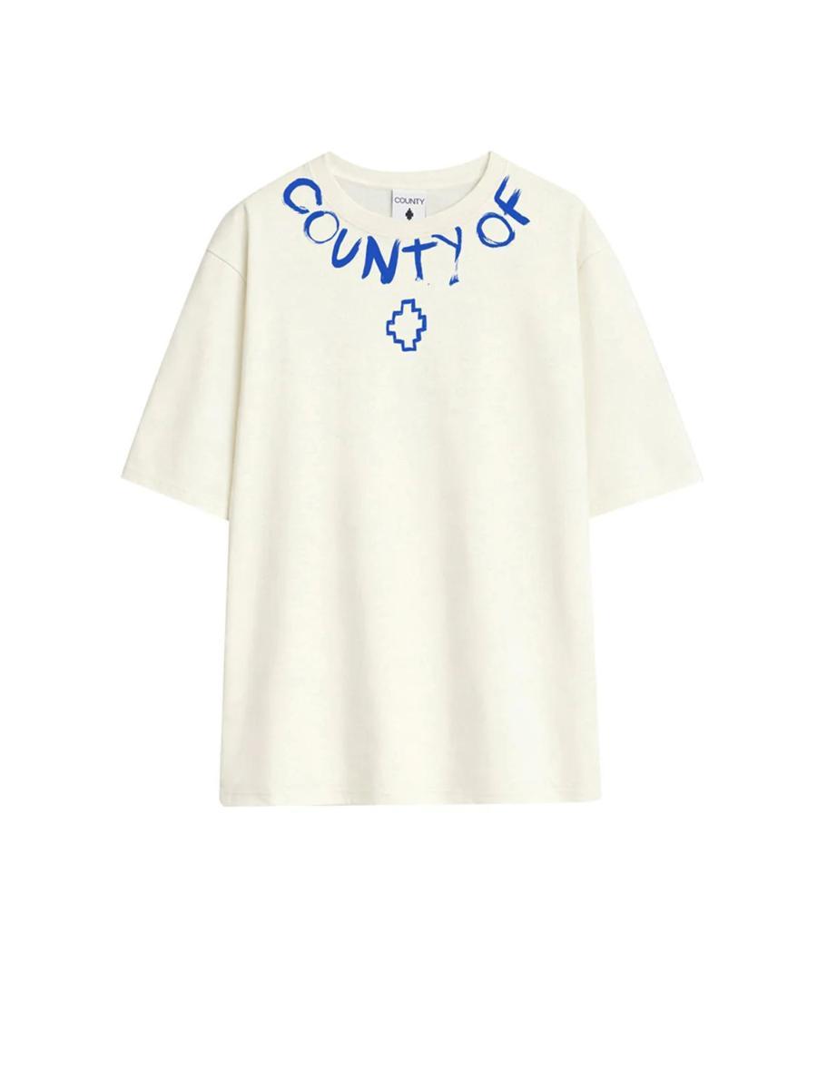 County Of Milan T-Shirt Uomo Art S6CMMATH087-Cocco