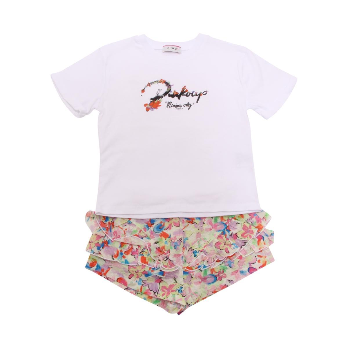 Pinko 0951AR completo bimba UP girl kids 2 pezzi set