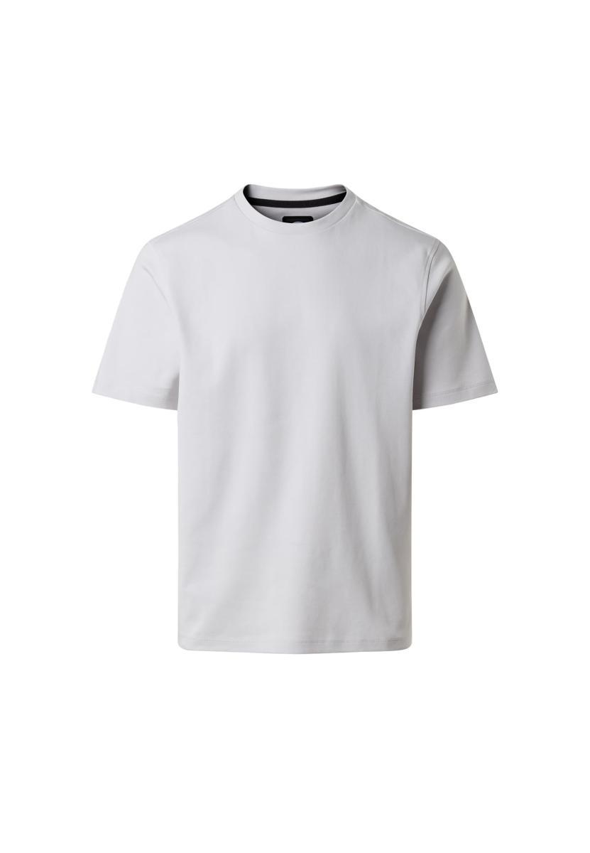 NORTH SAILS T-Shirt in Interlock con Label-Micro chip grey