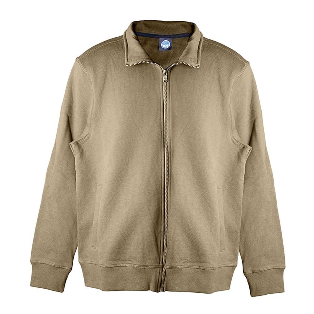 North Sails Full Zip Sweatshirt W/Logo Maglia di Tuta Uomo (Pacco da 1)-Multicolore