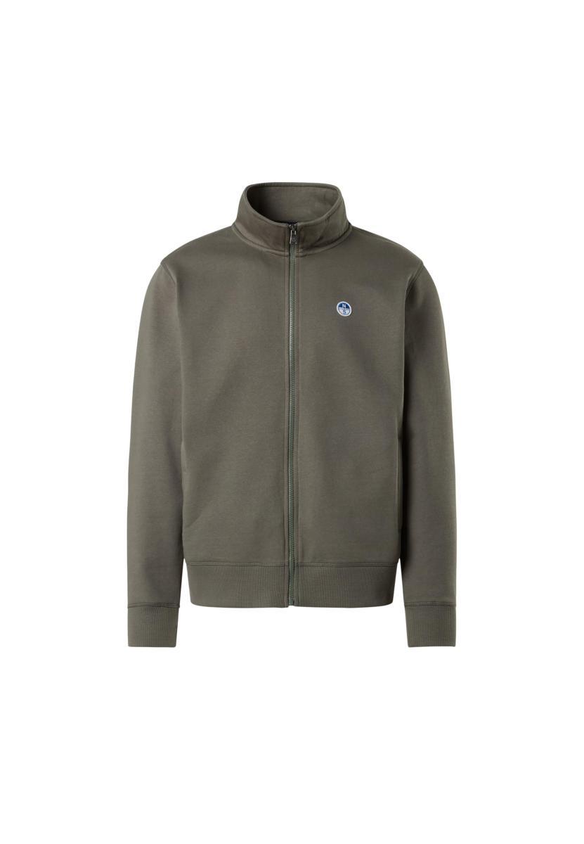 NORTH SAILS Felpa con Patch Logo e Zip