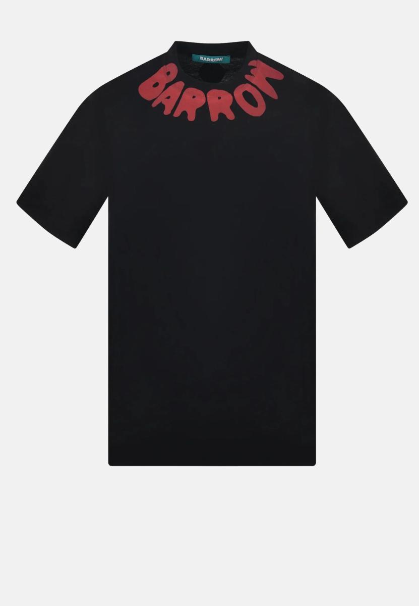Barrow T-shirt A Manica Corta Con Maxi Logo Lettering