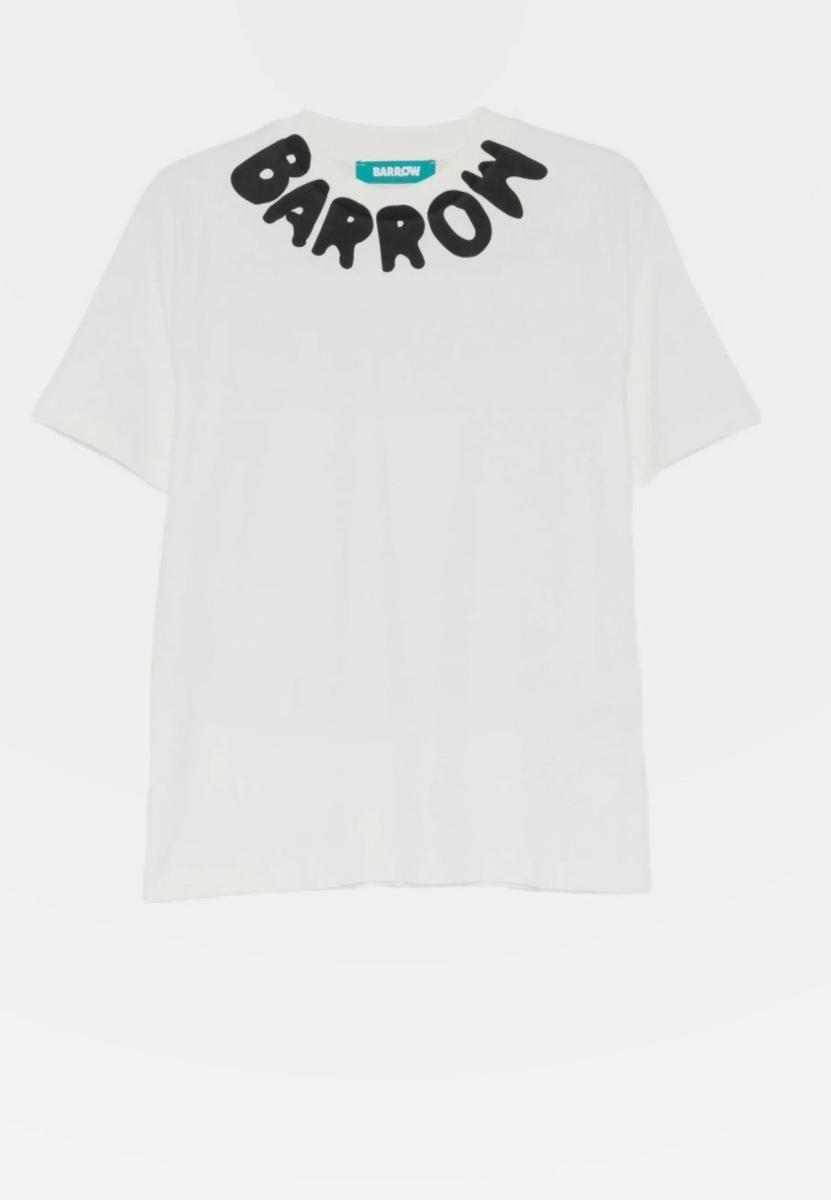 Barrow T-shirt A Manica Corta Con Maxi Logo Lettering