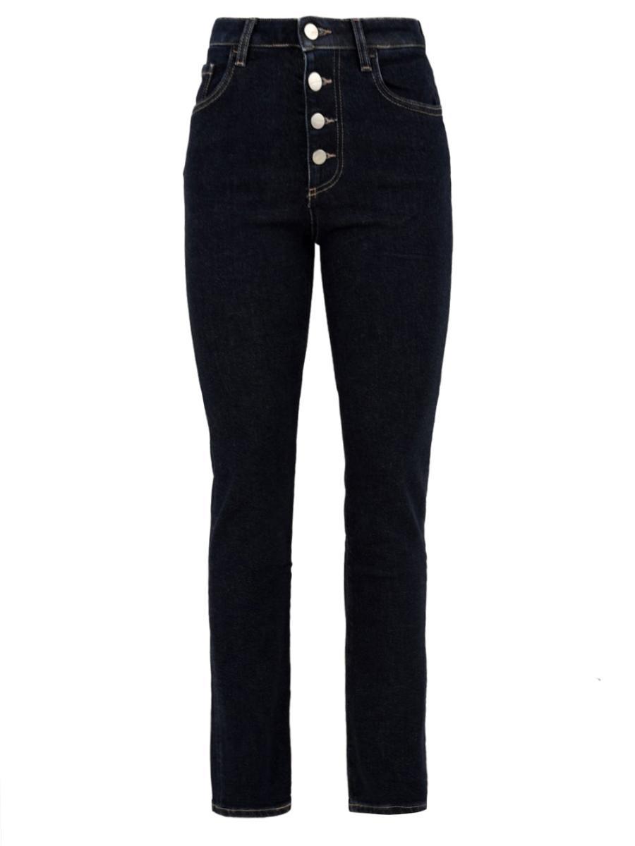 Jeans slim fit nana lavaggio blu scuro da donna