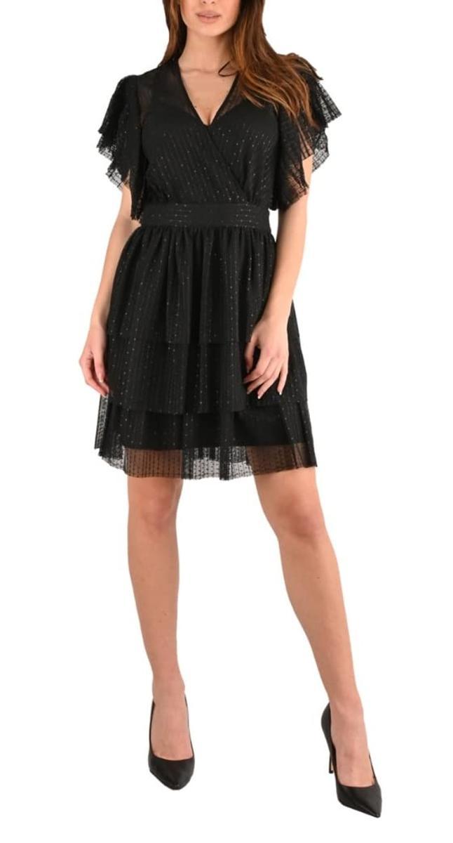 0632AT abito tulle donna TWINSET woman paillettes dress