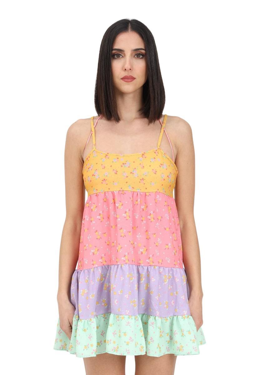Abito donna corto multicolor