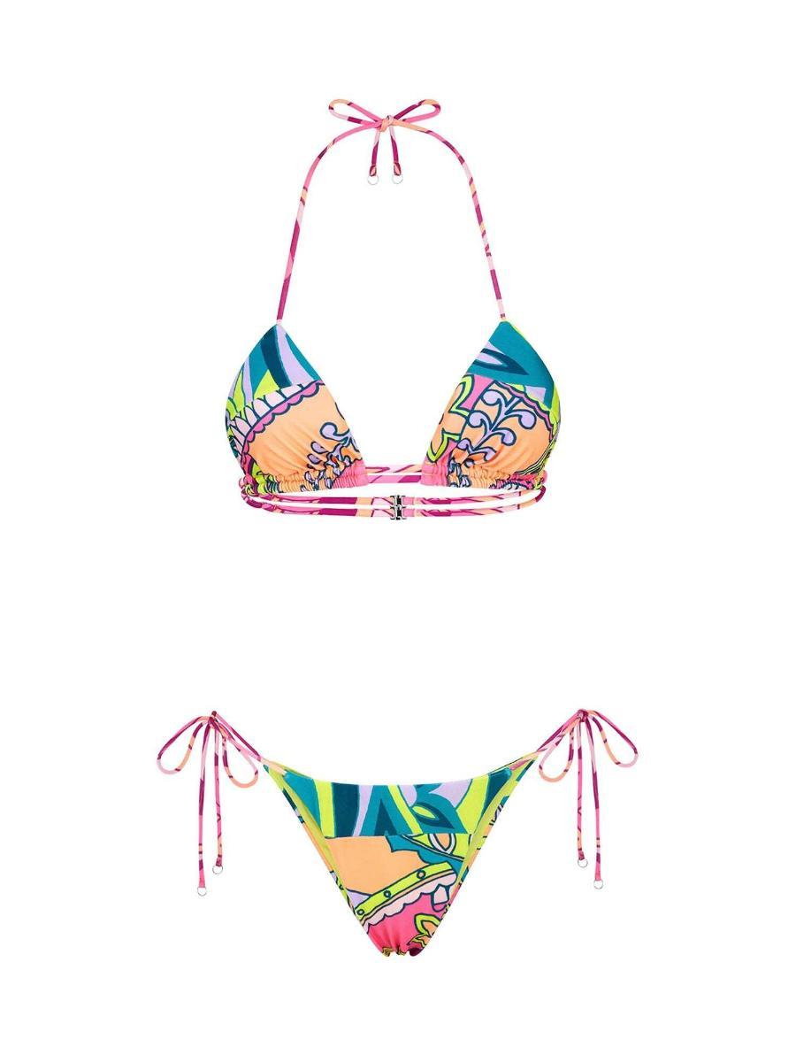 Costume donna bikini multicolor
