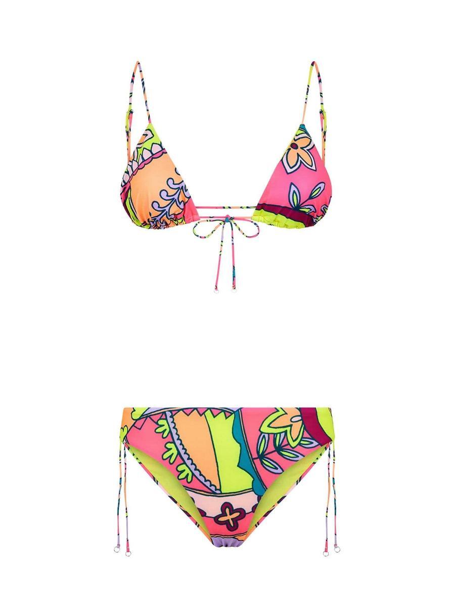 Costume donna multicolore a fascia