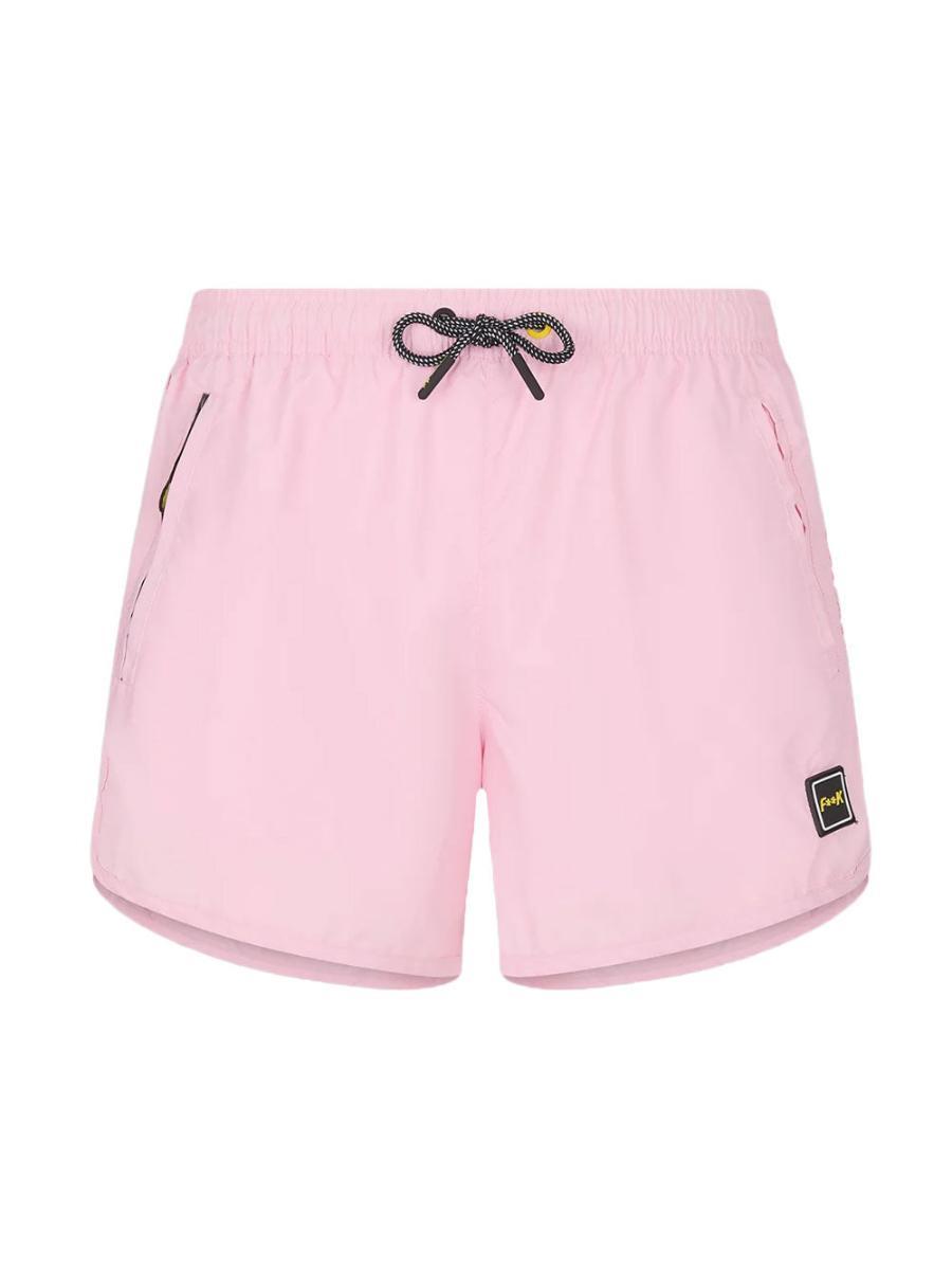 Costume Short da mare Uomo con zip laterali Rosa