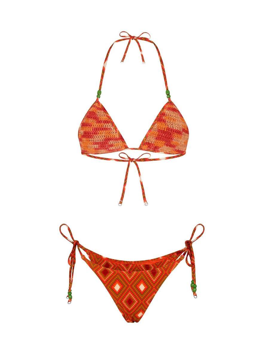 Me Fui Costumi Rosso MF23-0360X1-Multicolore