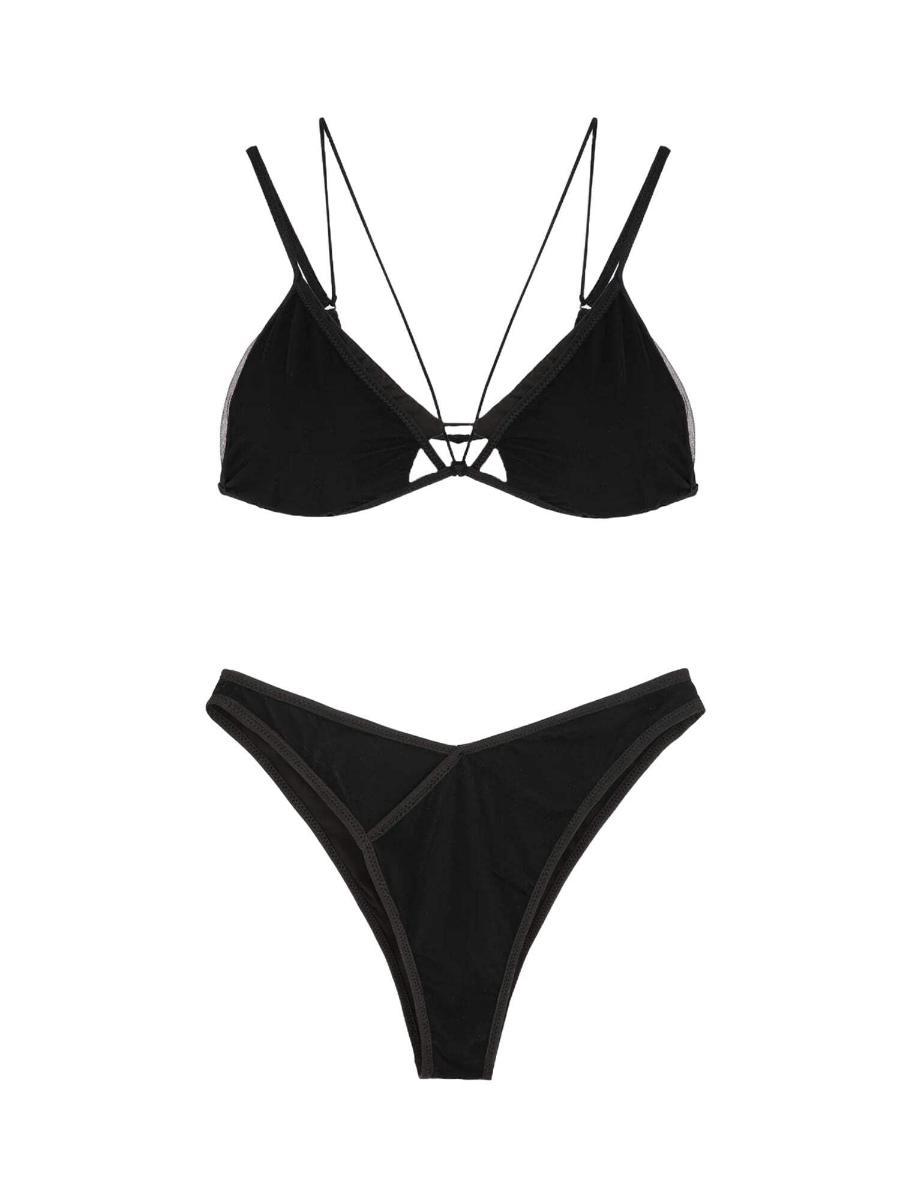 ME FUI Fui - Bikini Triangolo - Mf24-0700Bk - Nero