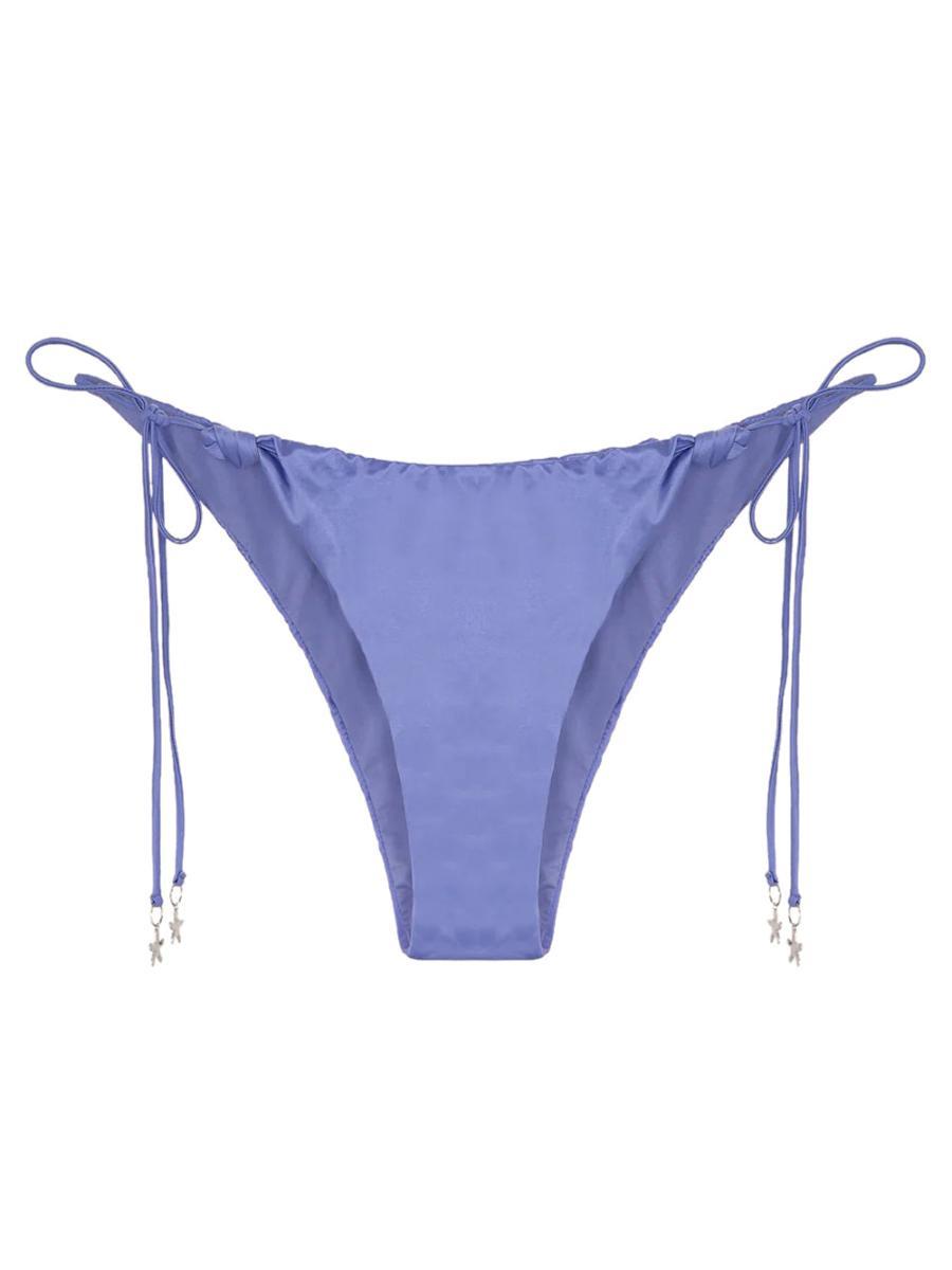 Slip Donna in lycra lucida-Viola