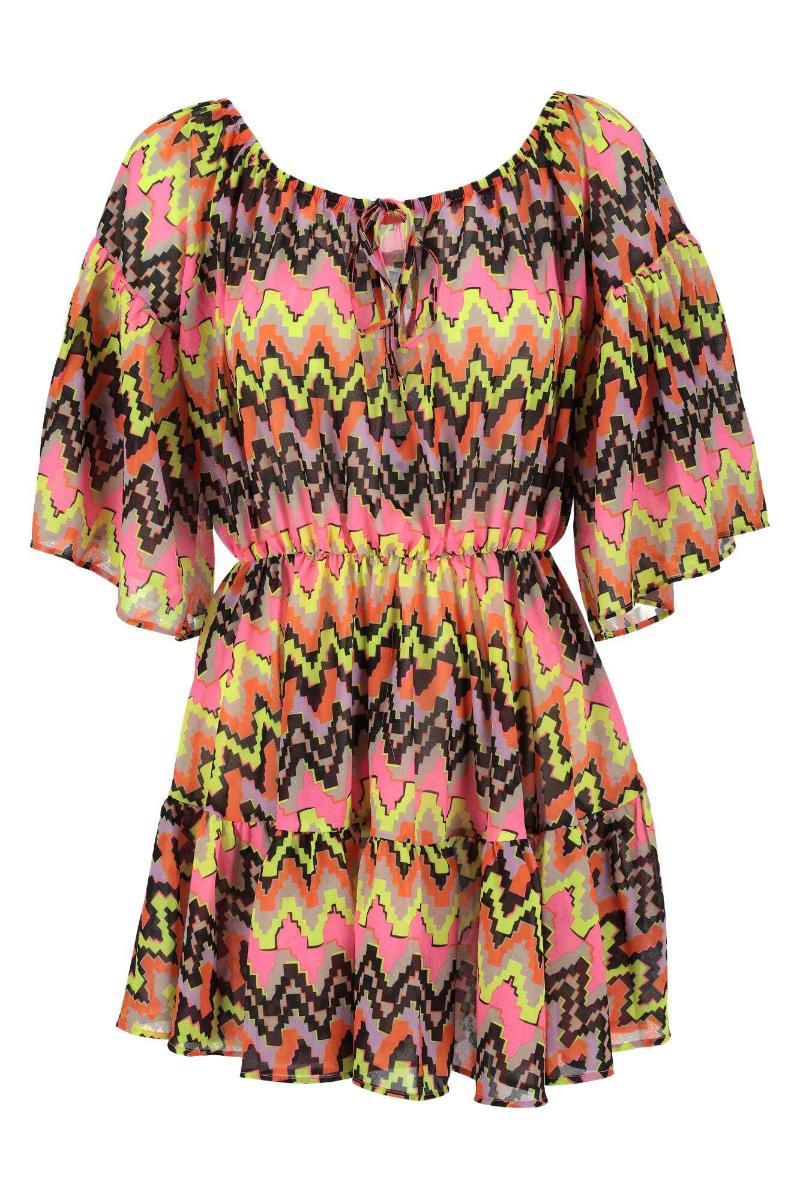 F**K Copricostume Donna FK24-1368X07 Multicolore