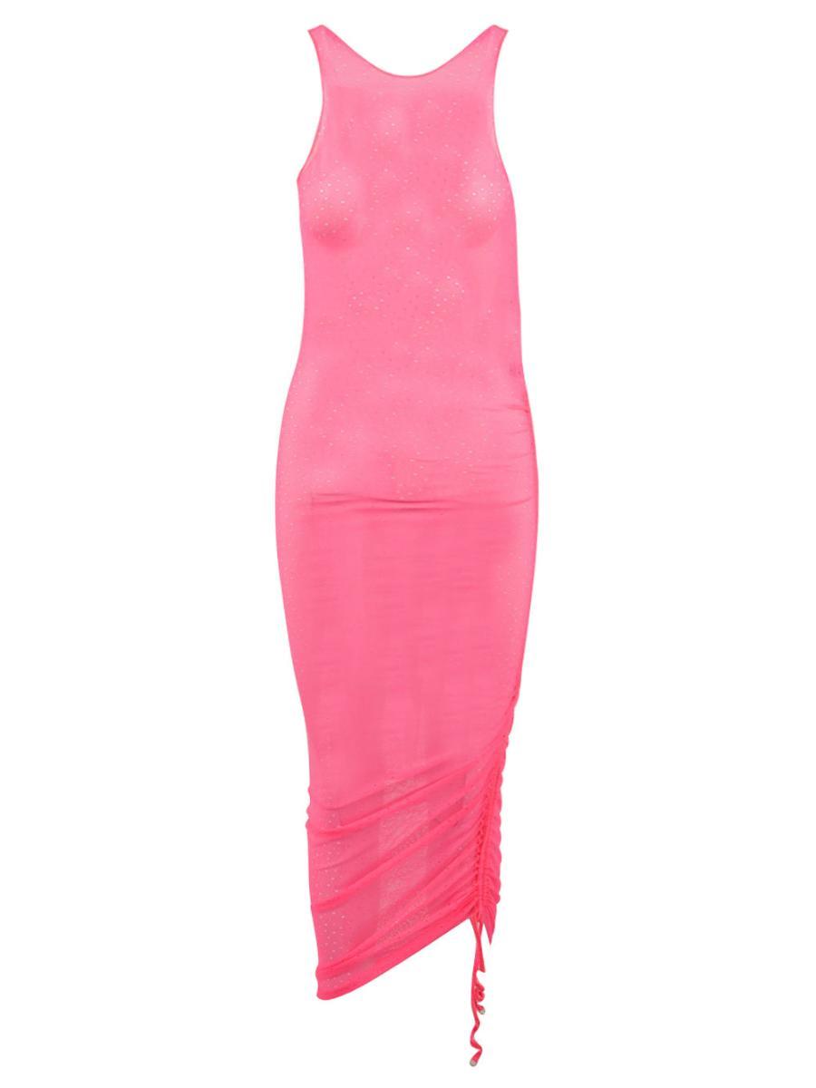 Abito Donna Effek rosa traforato-Rosa