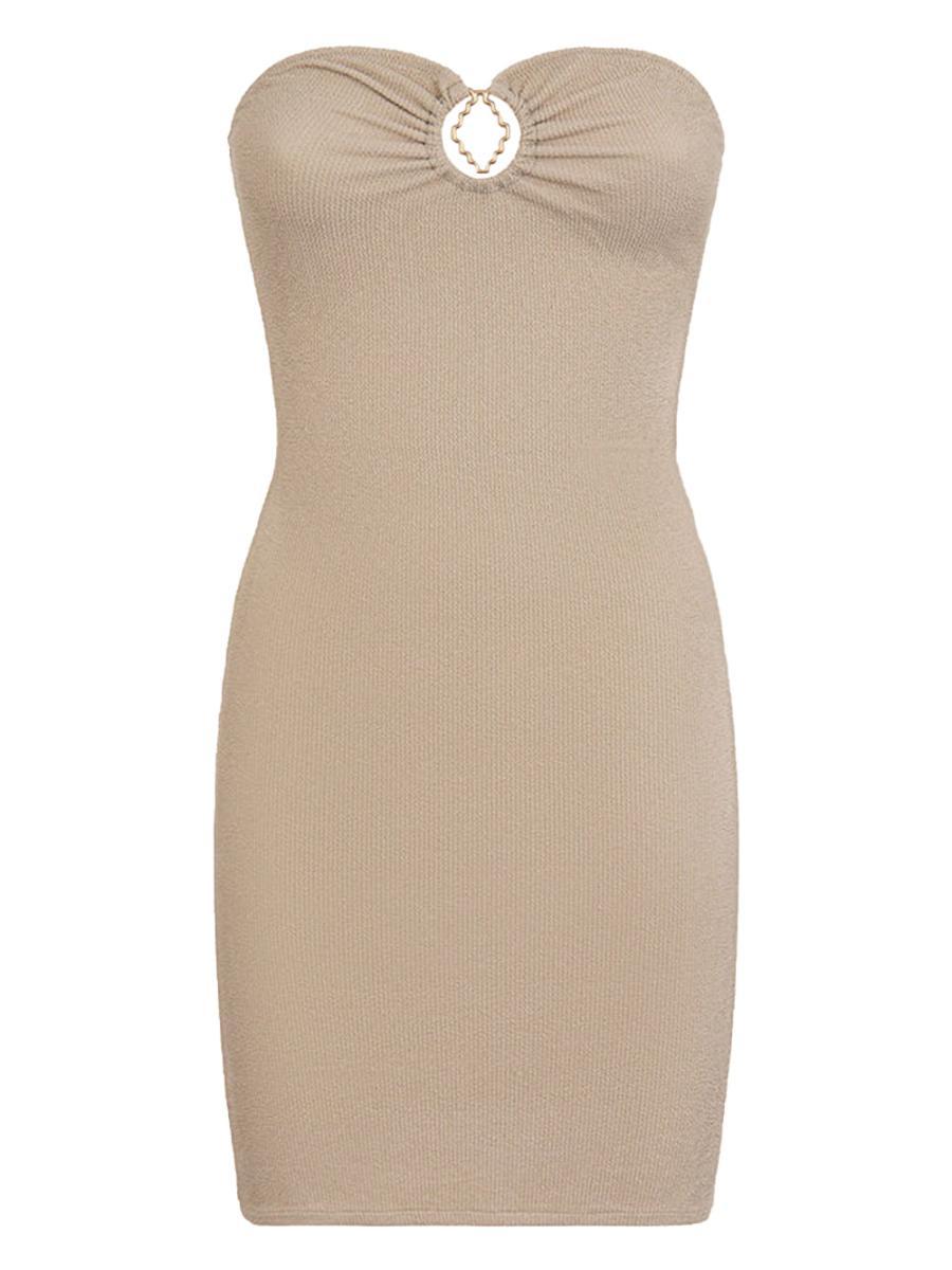 Abito Corto ME FUI Donna - Beige-Beige