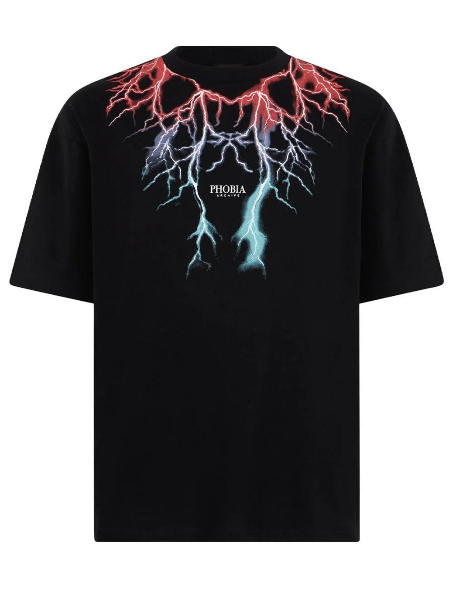 T-shirt PHOBIA Uomo PH00538 Nero