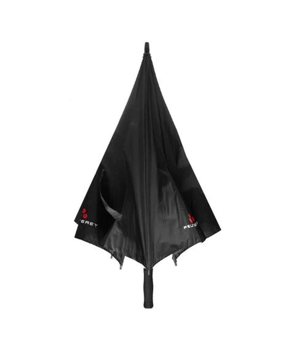 Peuterey Ombrello Topwear Nero Con Logo Nella Parte Laterale