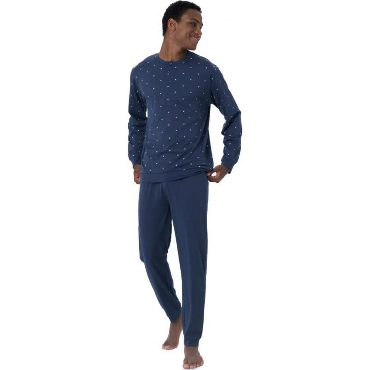 RAGNO Pigiama uomo in puro cotone art. U647N1