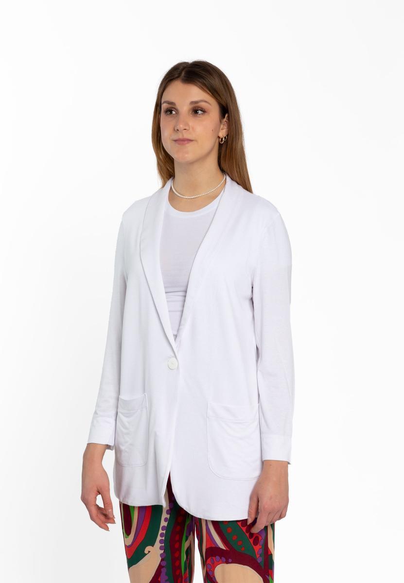 Giacca Coprispalle Donna Viscosa RAGNO D443GA-Bianco