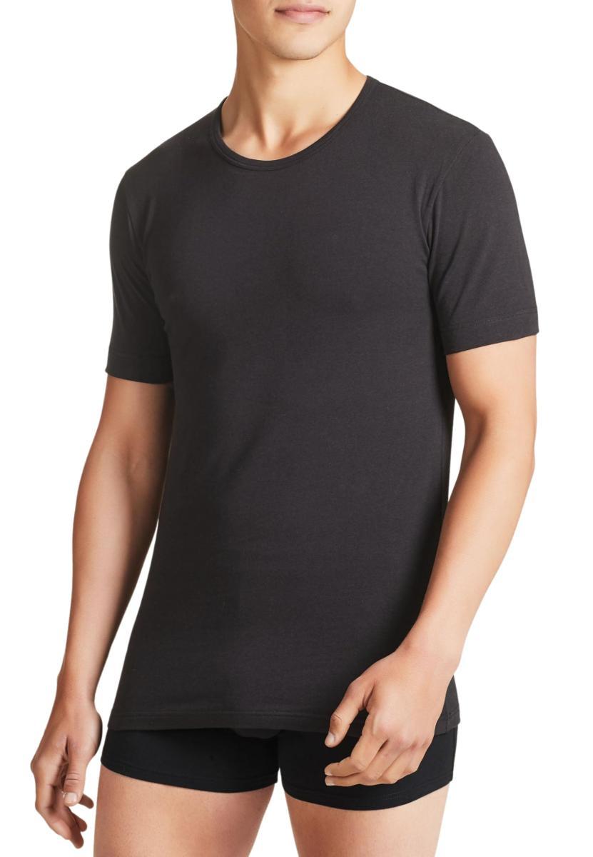 RAGNO T-Shirt Uomo Manica Corta paricollo Bordino Basso Confezione 2 Capi Eco Cotton Elasticizzato Bipack Articolo 611477-Antracite