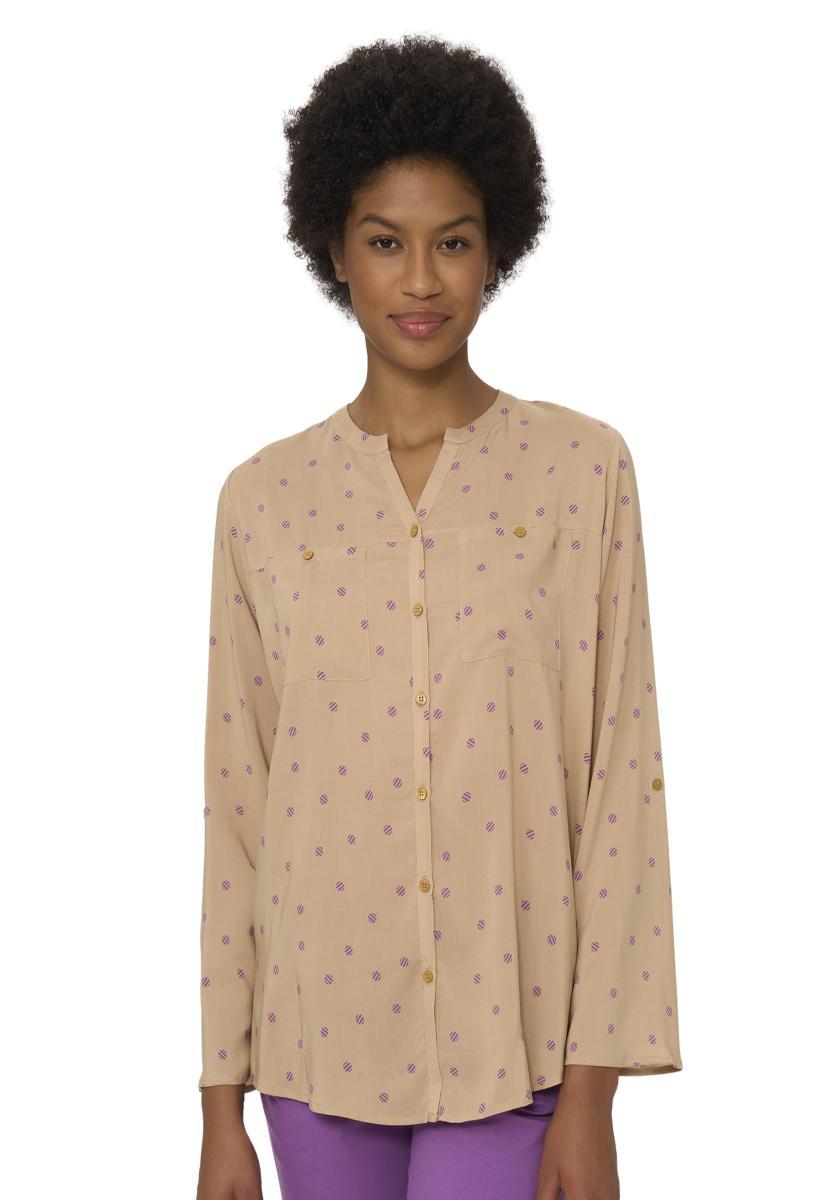 Camicia Donna 100% Viscosa Fantasia RAGNO DM84SI-Beige