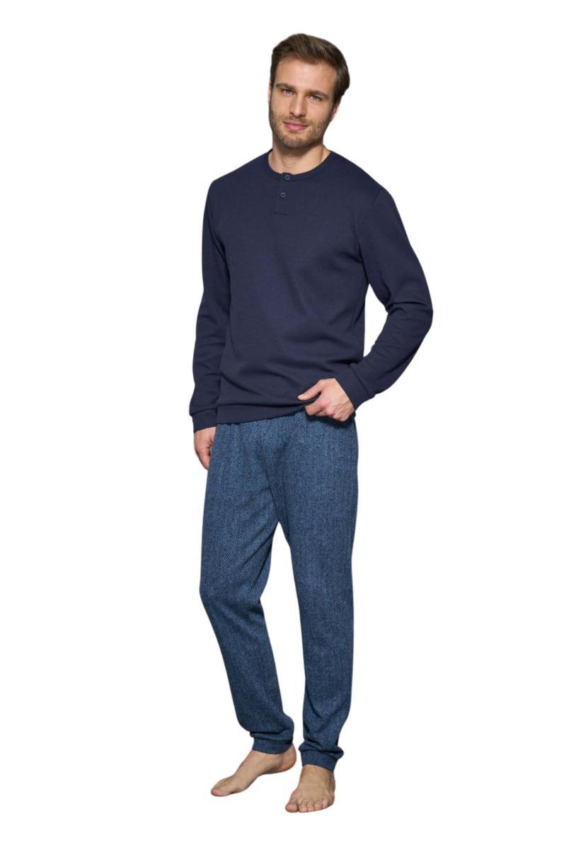 Ragno Pigima Uomo Caldo Cotone Invernale U876N1-Blu