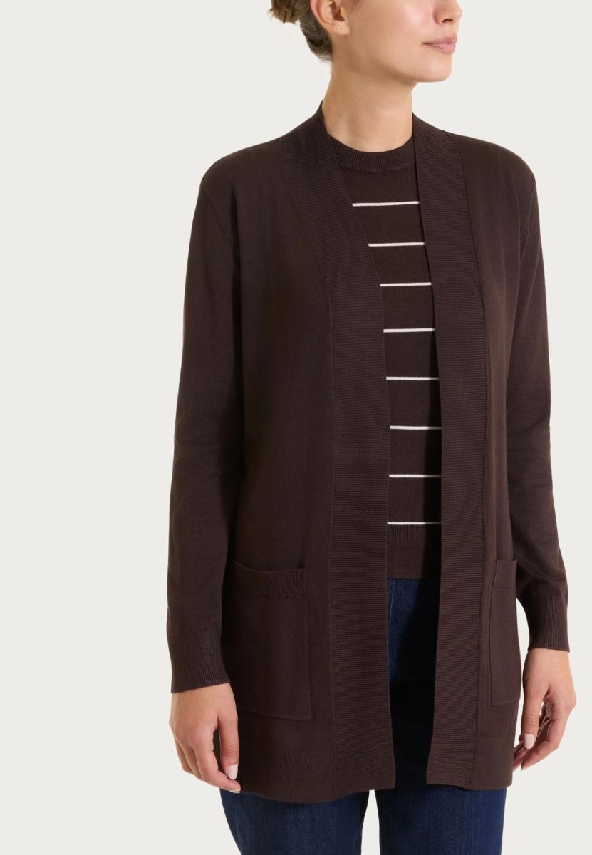 RAGNO Cardigan Aperto in Filato Super Soft finezza 12 Autunno-Inverno Art.DI44TI