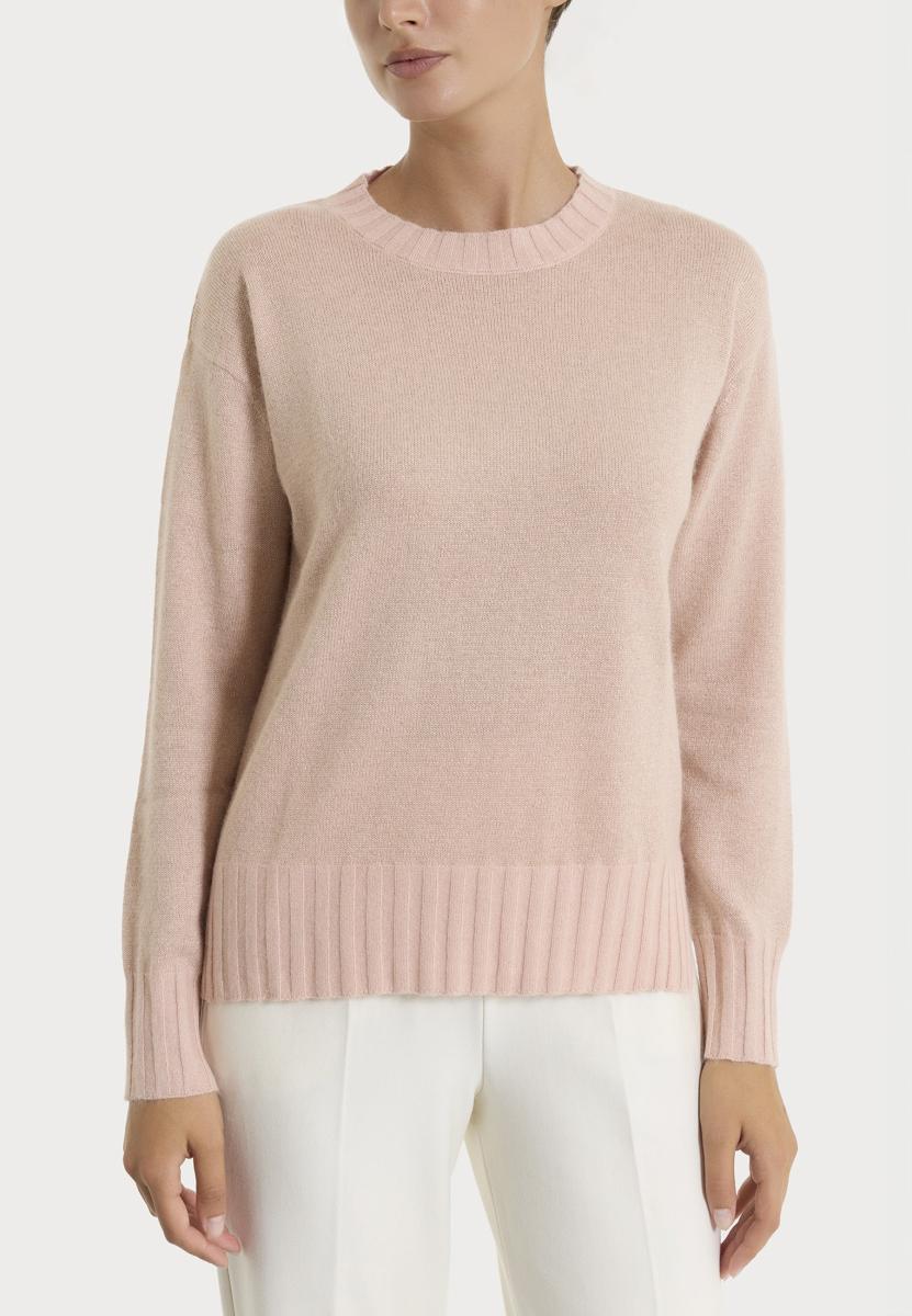 RAGNO Maglia Donna Manica Lunga Viscosa Lurex ART. DQ75M9-Rosa