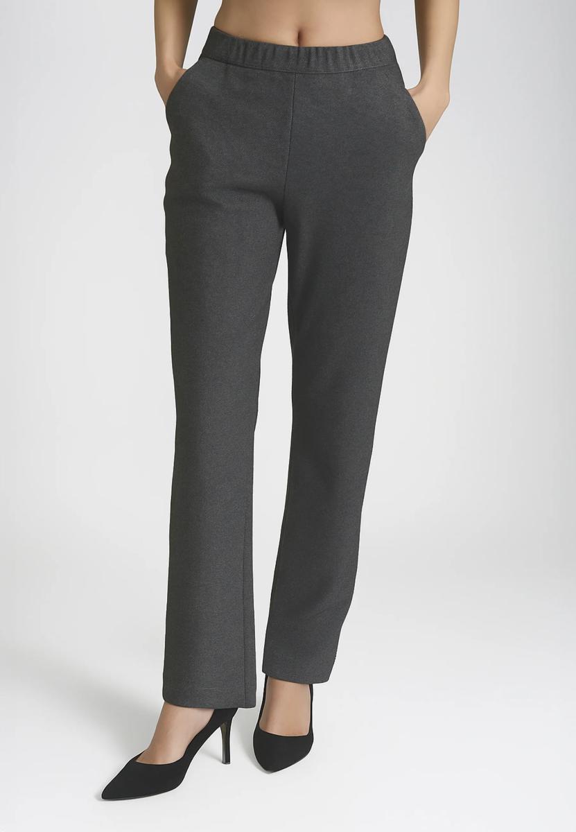 RAGNO Pantalone Lungo Donna Invernale Dritto Compact Flanel Art. DR43PP-Grigio