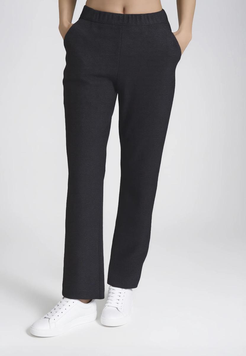 RAGNO Pantalone Lungo Donna Invernale Dritto Compact Flanel Art. DR43PP-Antracite