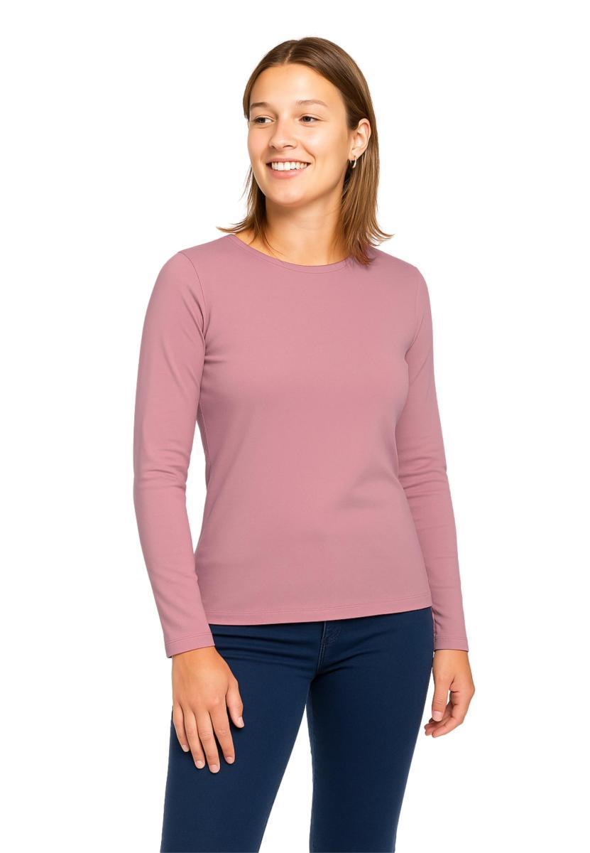 RAGNO Maglia Girocollo Donna Manica Lunga in Caldo Cotone Biologico Caldo e soffice Articolo D274AB BIO ML Giro-Cipolla