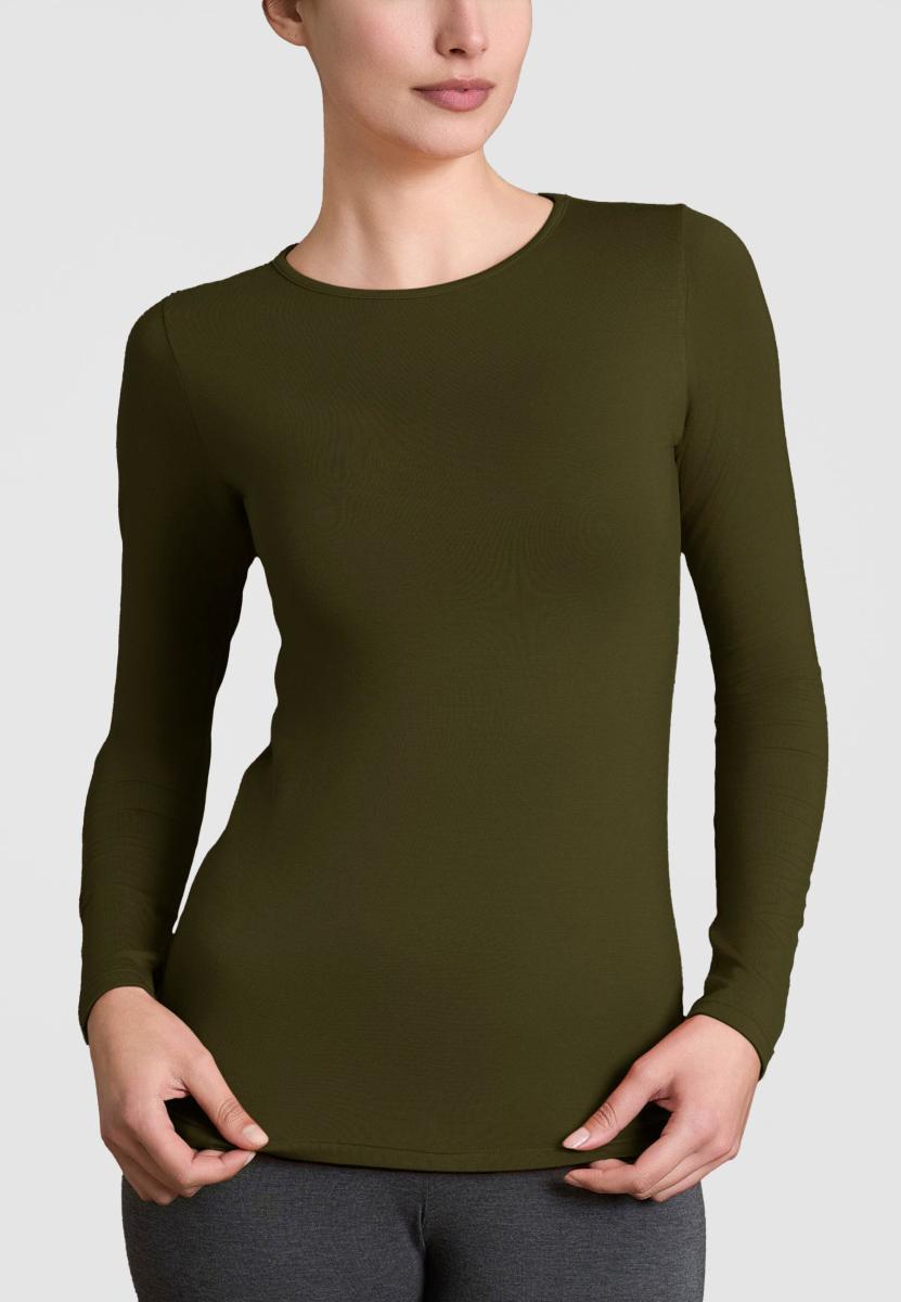 RAGNO Maglia Donna Manica Lunga Invernale Viscosa Art. D794AB-Verde