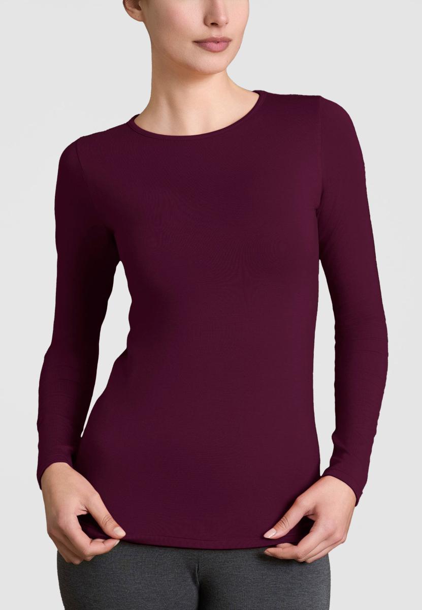 RAGNO Maglia Donna Manica Lunga Invernale Viscosa Art. D794AB-Bordeaux