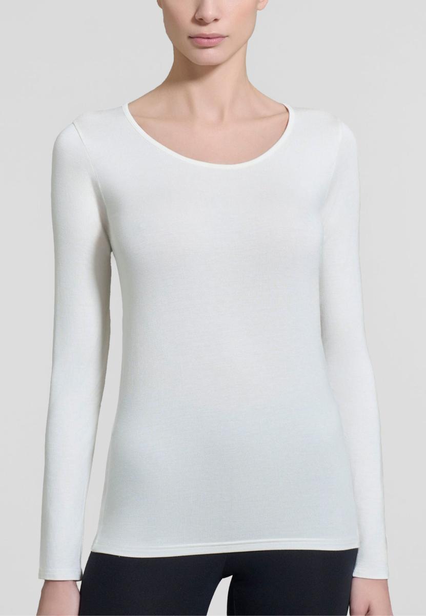 RAGNO Maglia Donna Manica Lunga Invernale Viscosa Art. D794AB-Avorio